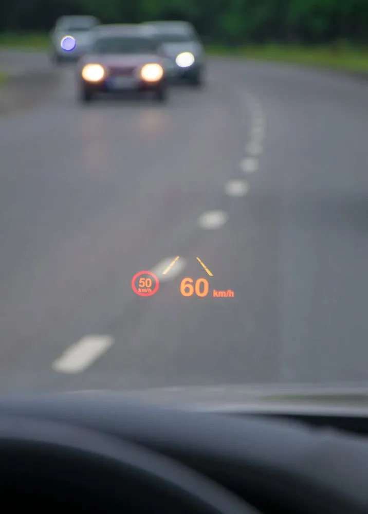 Car HUD. Modern car Head-up display(Dmitri Ma)S