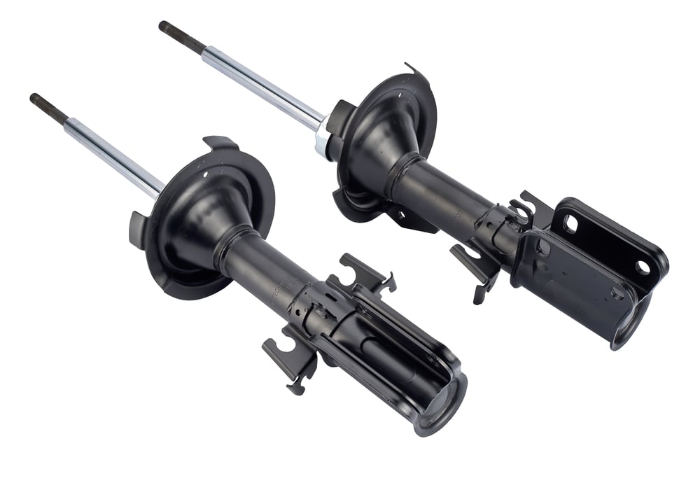 shock absorber suspension isolated on white background(Sharomka)S