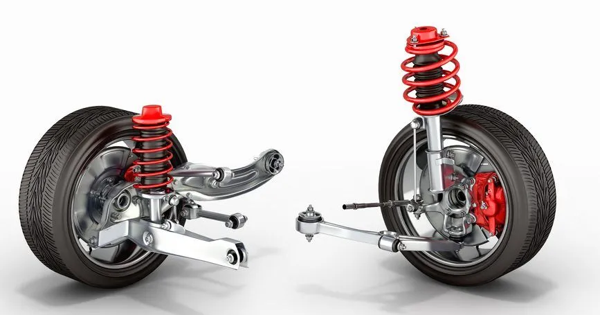 suspension of the car with wheel 3d(kvsan)s