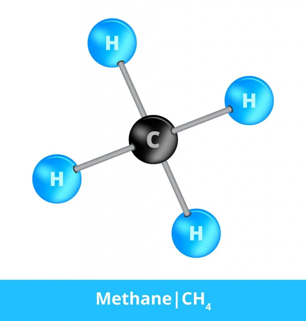 Vector ball-and-stick model of chemical substance(petrroudny43)s
