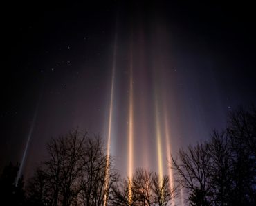 Light Pillars, West Virginia(Malachi Jacobs)s