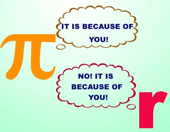 pi and r relation