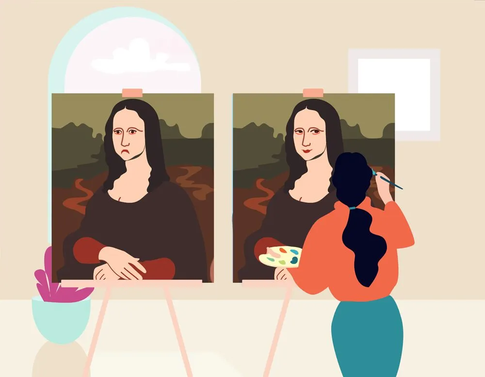 How Do They Exactly Forge Piece Of Art?