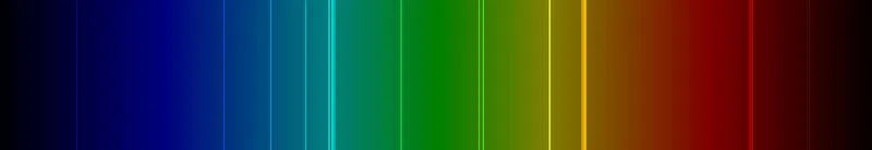 Carbon spectrum visible