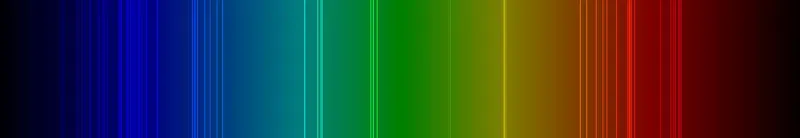 Sodium spectrum visible