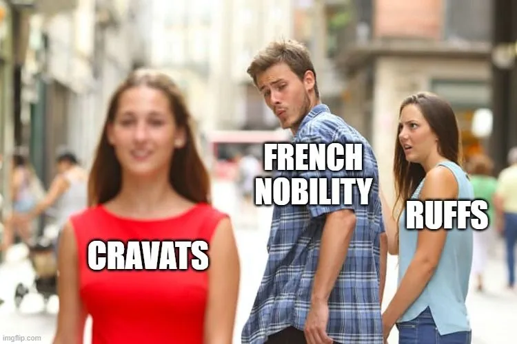 FRENCH NOBILITY; RUFFS; CRAVATS