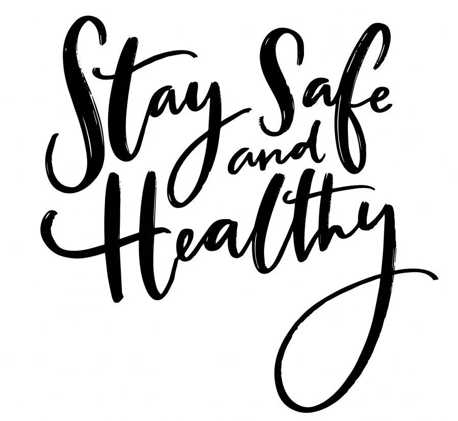 Stay safe and healthy. Handwritten wish of taking care(Anna Kutukova)s