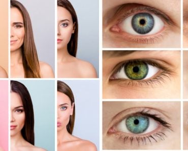 Eye color and hair color