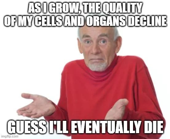 There is no avoiding age-associated DNA damage.