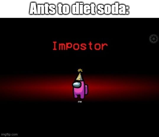 Ants to diet soda meme