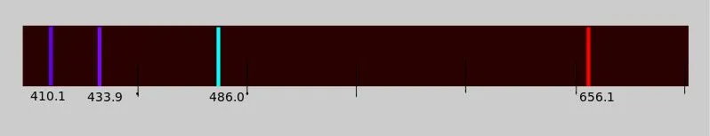 Bright-line Spectrum-Hydrogen