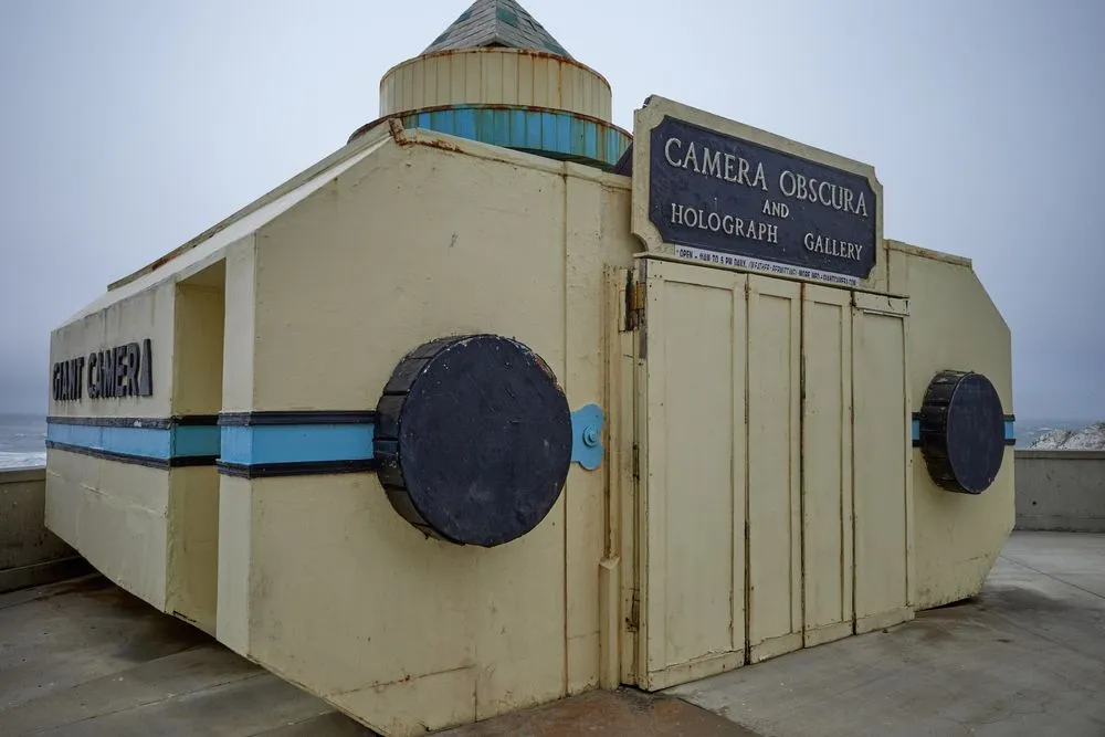 San,Francisco,,California,-,April,24,2021:,Large-scale,Camera,Obscura,