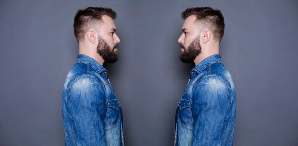 Concept,Of,The,Twins.,Two,Twin,Brothers,In,Jeans,Shirts