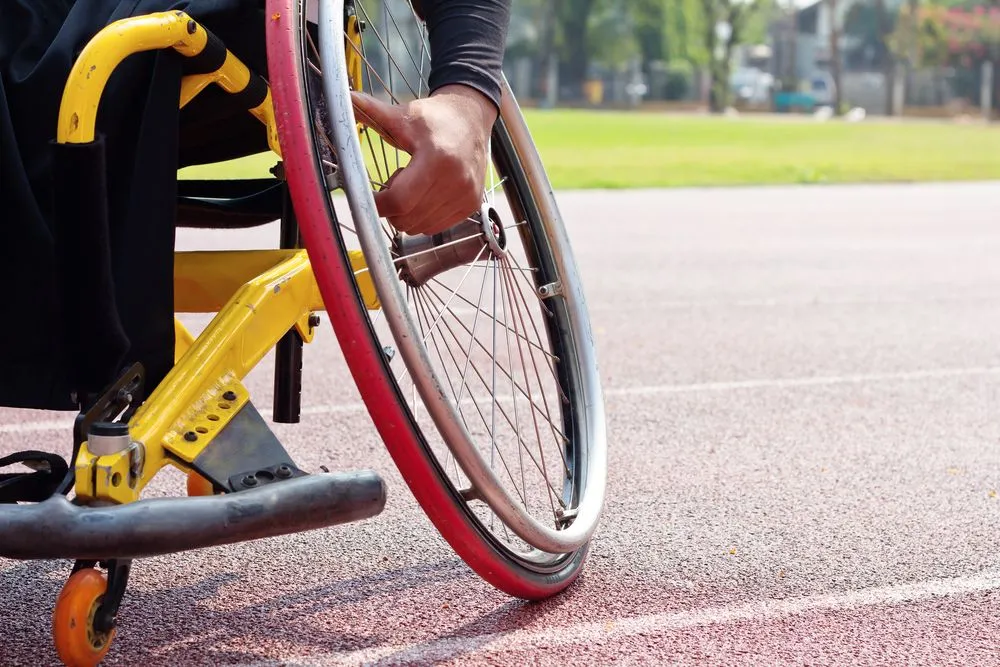 Detail,Image,Of,Wheelchair,Race,On,Track,wheelchair,Race