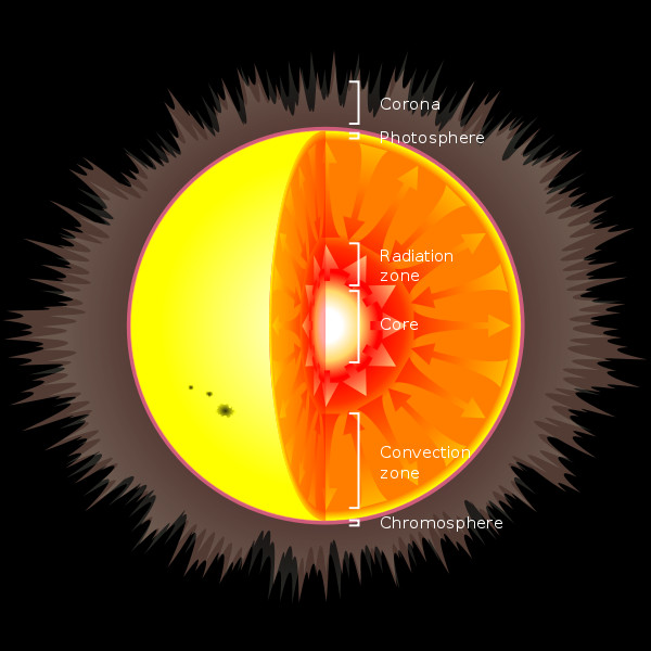 Solar internal structure