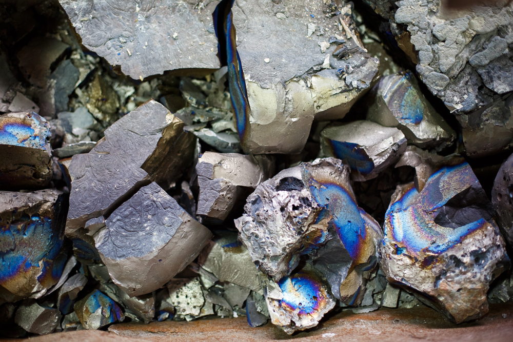 Pieces,Of,Ferrotitanium,Closeup.,Ferroalloy,Used,For,Alloying,,Deoxidation,And