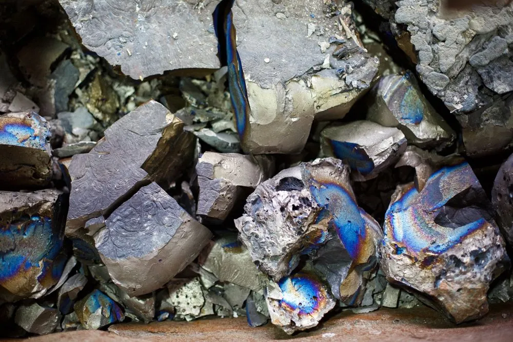 Pieces,Of,Ferrotitanium,Closeup.,Ferroalloy,Used,For,Alloying,,Deoxidation,And