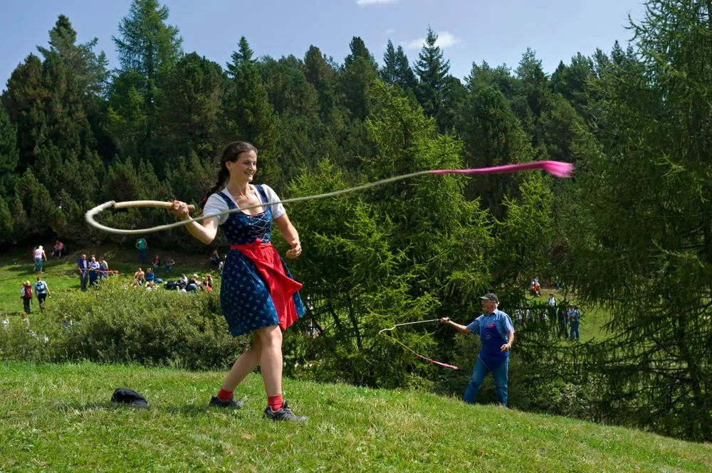 Ritten,Mountain,Ridge,,South,Tirol/,Italy,-,August,24,2010: