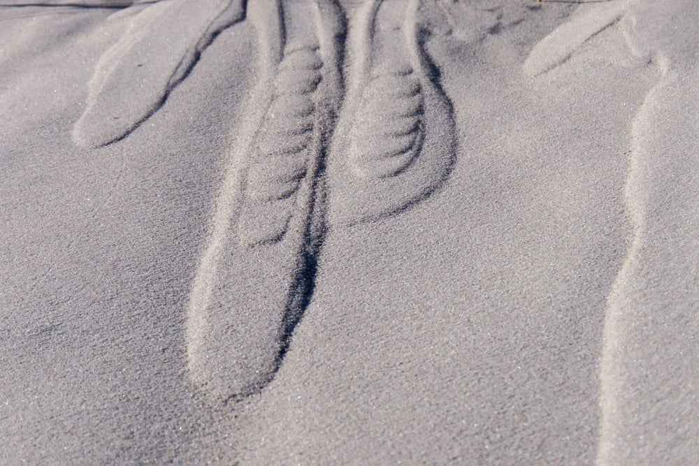 Sand,Avalanche,Moving,Down,Hill