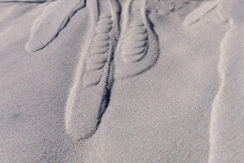 Sand,Avalanche,Moving,Down,Hill