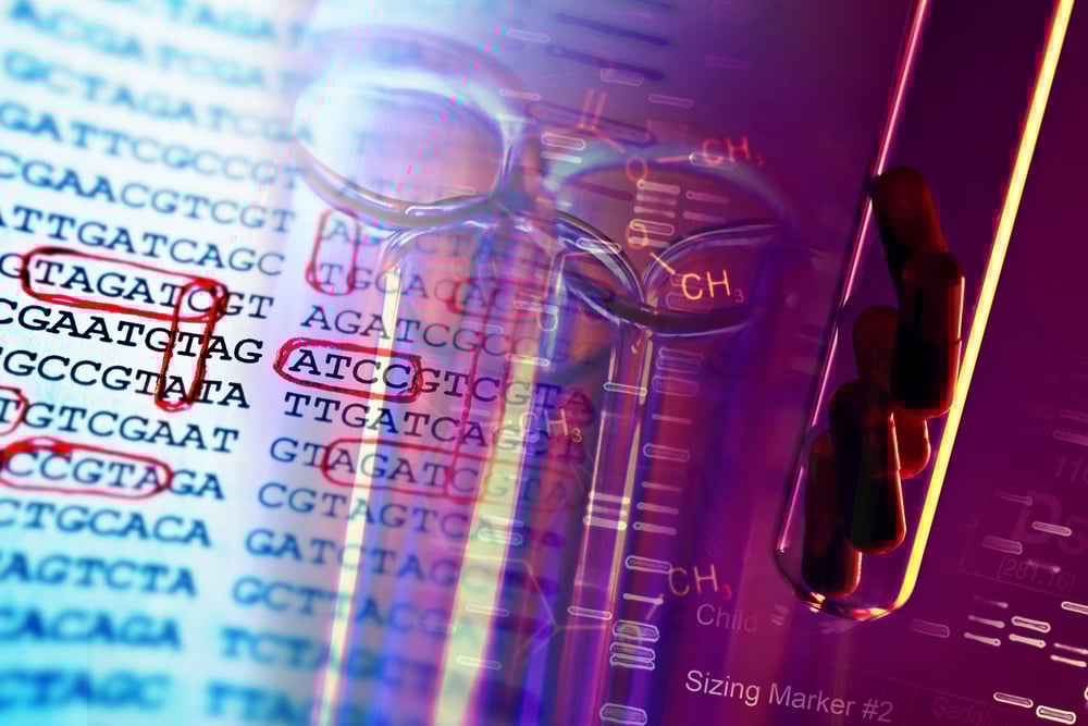 Dna,Fingerprint,Data,On,A,Paper.,Macro,Image.