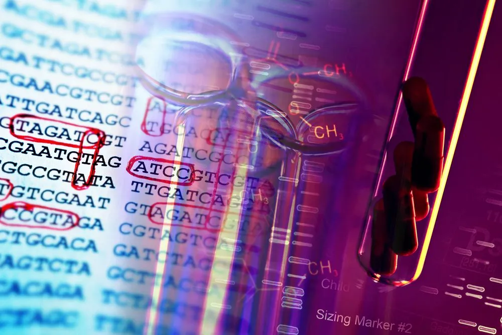 Dna,Fingerprint,Data,On,A,Paper.,Macro,Image.