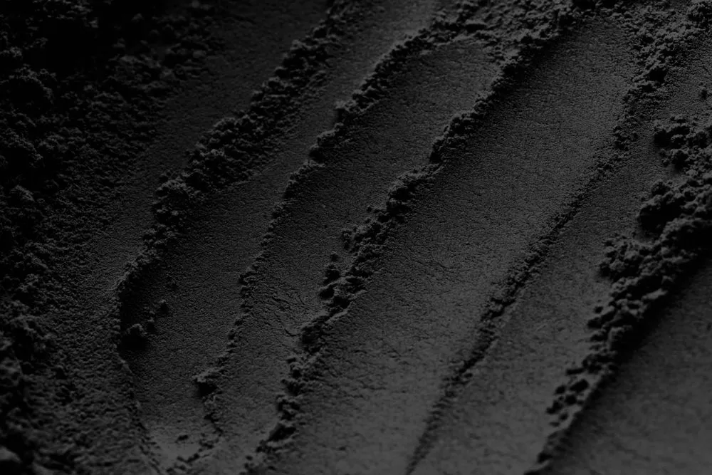 Carbon black is a powdered substance that makes the tires black.