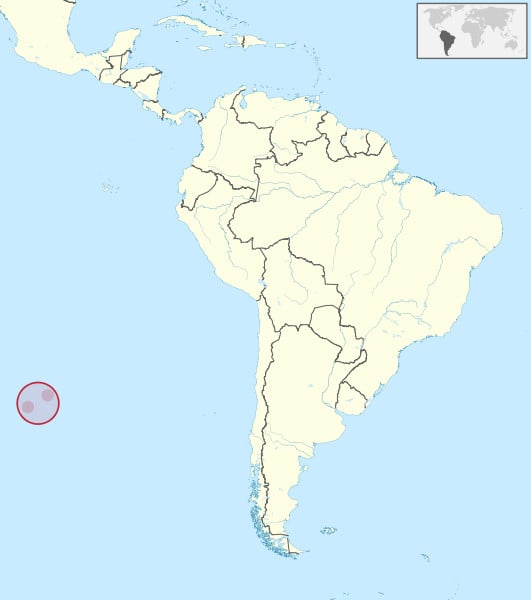 Easter Island in South America