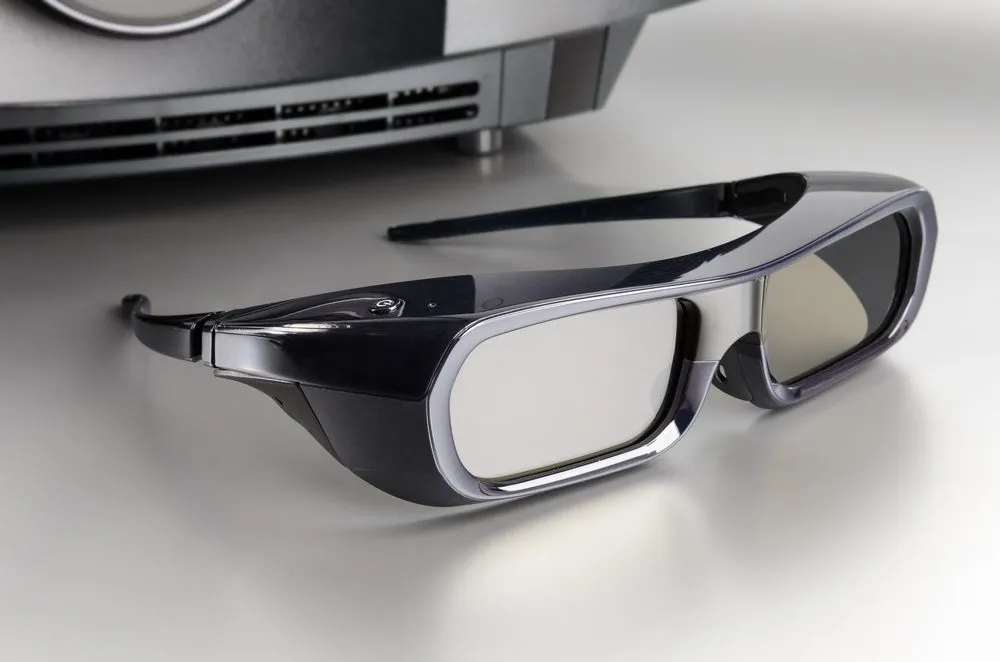 Huge,Black,Home,Cinema,Projector,With,3d,Glasses.