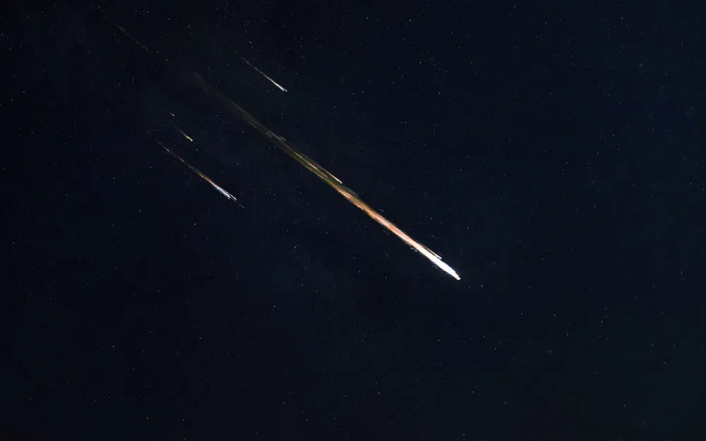 Meteor,Shower.,Elements,Of,This,Image,Furnished,By,Nasa