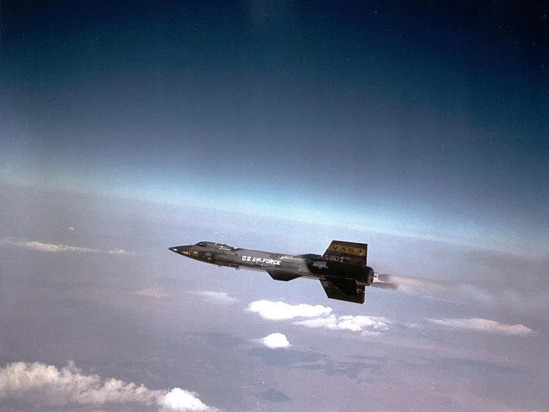 X-15 flying