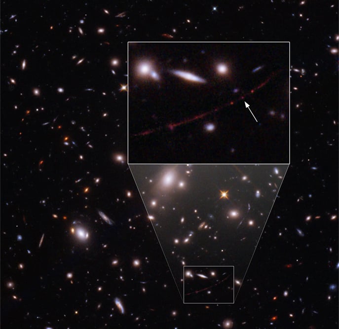 spotted by the Hubble Space Telescope in 2022