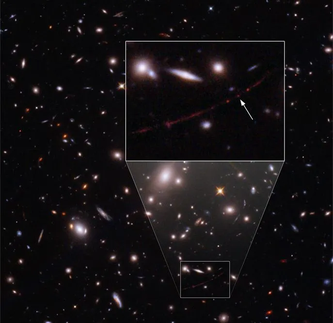 spotted by the Hubble Space Telescope in 2022