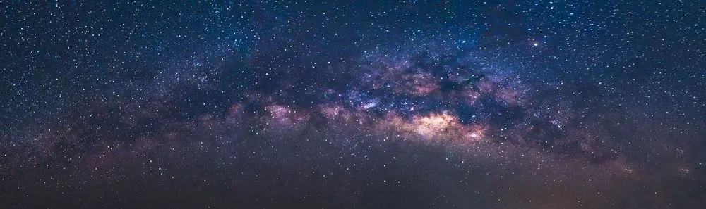 Panorama,View,Universe,Space,Shot,Of,Milky,Way,Galaxy,With