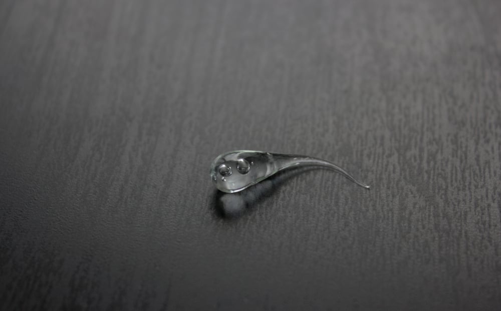 Prince,Rupert's,Drop,On,A,Black,Shelf