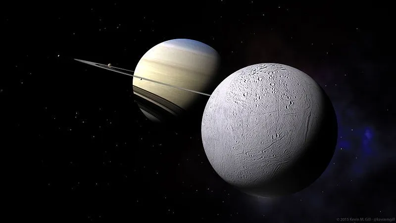 Why Do Astronomers Find Saturn's Moon Enceladus Particularly Fascinating?