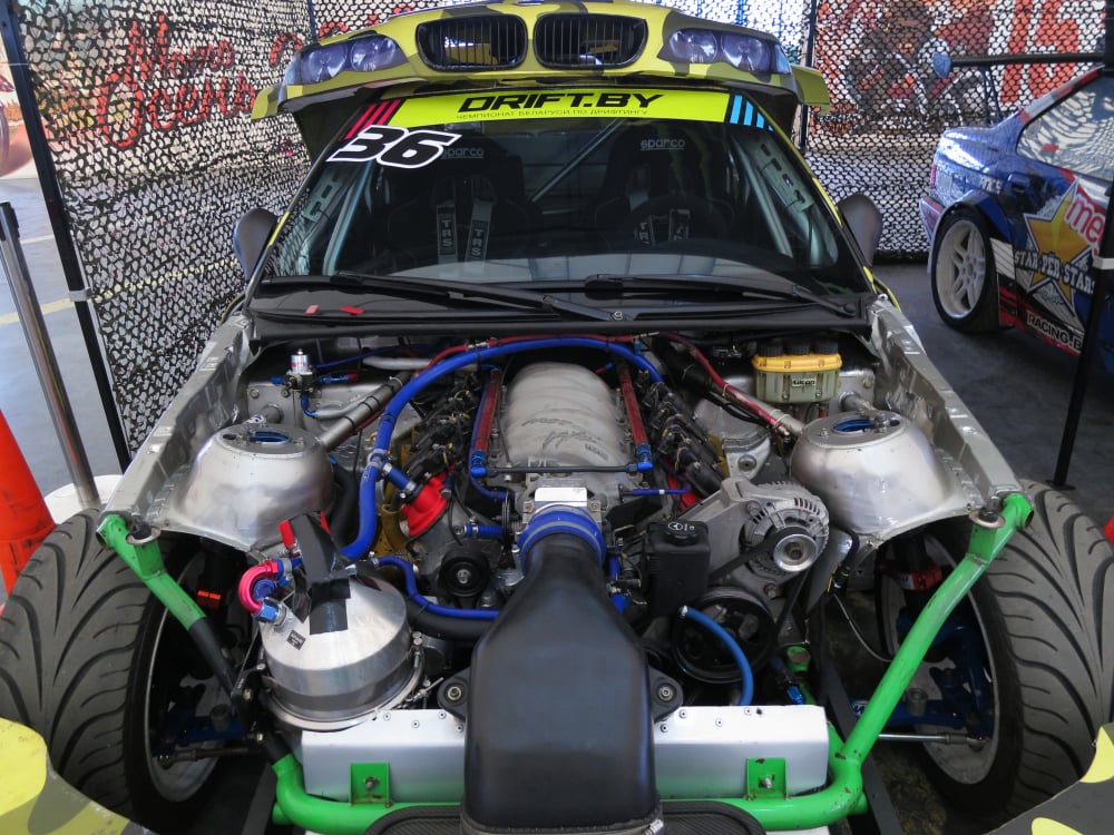Minsk,,Belarus-september,13,,2018:,Engine,Tuning,A,Car,For,Drifting