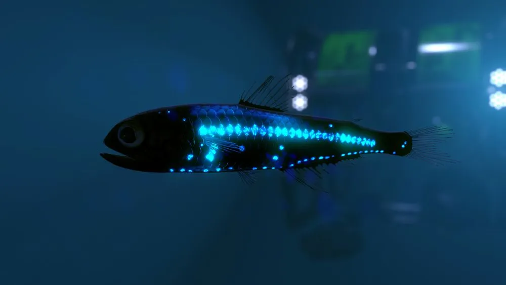Deep,Sea,Lantern,Fish,3d,Rendered