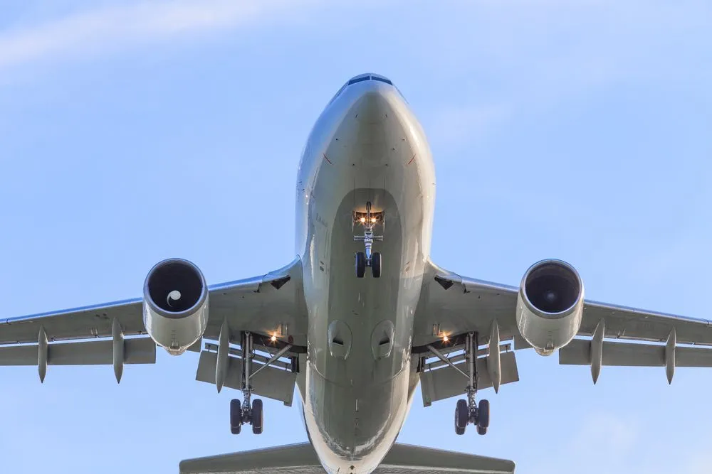 Airplane,Is,Landing,On,The,Airport,,Suvarnabhumi,Airport,,Thailand
