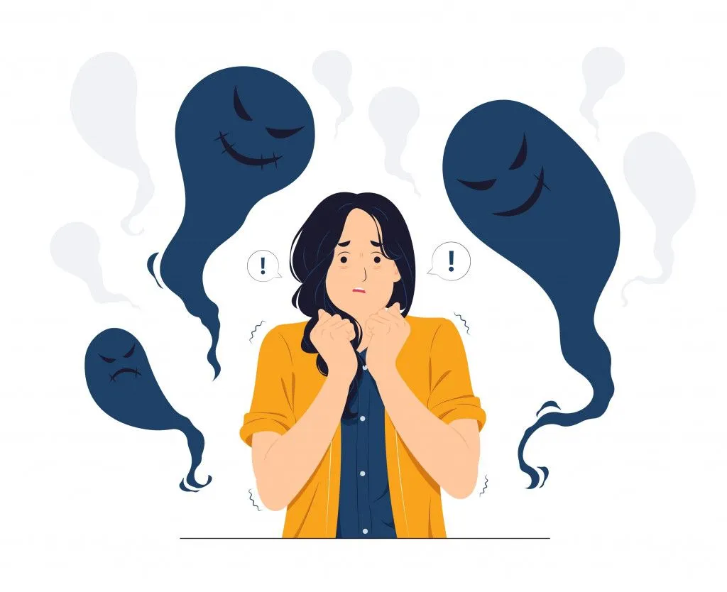 Woman with Schizophrenia