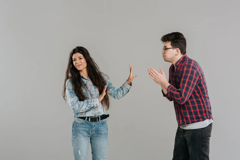 Husband,Feels,Guilty,,Asks,For,Forgiveness,From,Wife,,Concept,Familiar