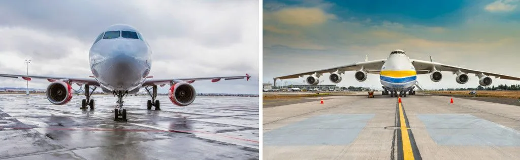 Can you spot the difference in the two aircraft