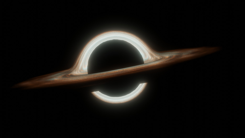 Black hole Slowly rotating in Space