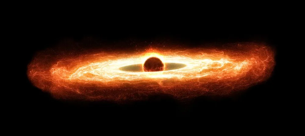 Why Do Black Holes Appear To Be Burning From The Outside?
