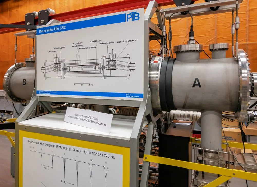 Example of an Atomic Clock CS-2 based on caesium (Credits: geogif/Shutterstock)