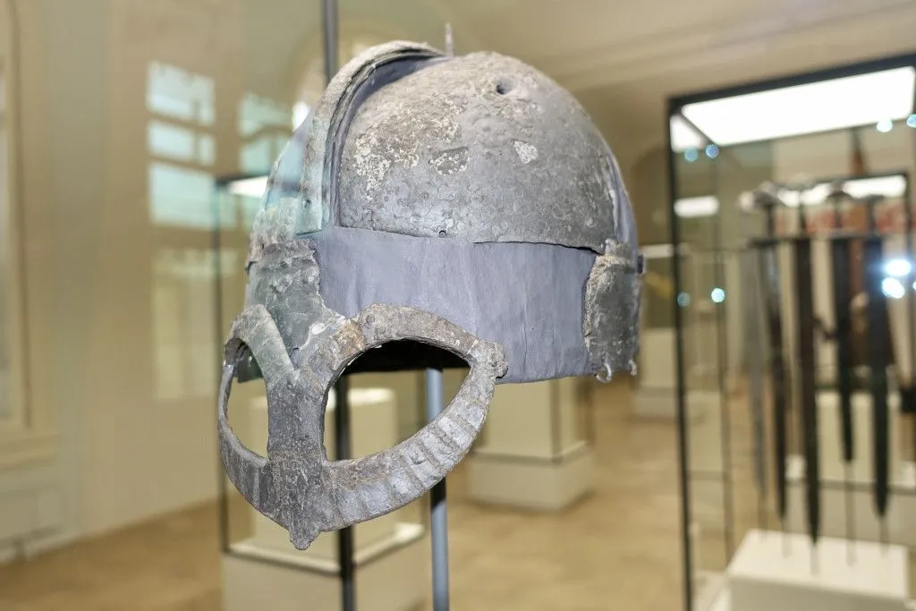 An actual Viking helmet (Credits: Wikimedia Commons)