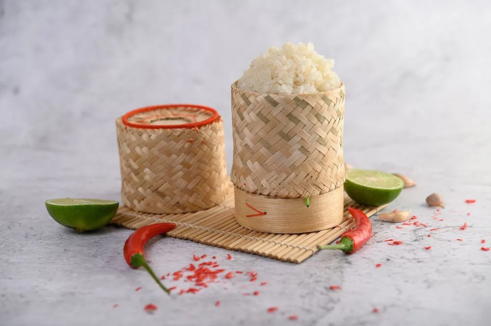 What Makes Sticky Rice Stick?