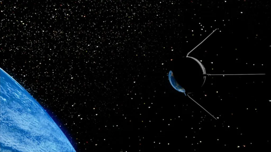 Sputnik 1, launched by the soviets, became the first artificial satellite to make it to space. (Credits: neurostudio/Envato Elements)
