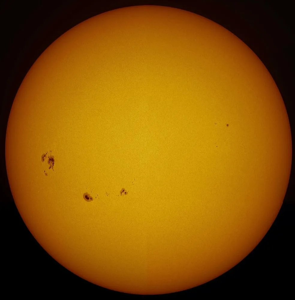 Illustration of sunspots on the Photosphere (Credits: DeepSkyTX/Shutterstock)