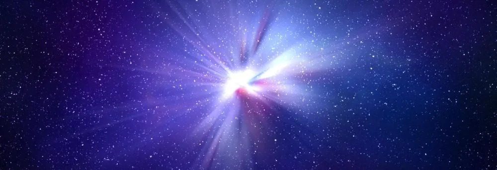 Illustration of cosmic rays (Credits: daboost/Freepik)